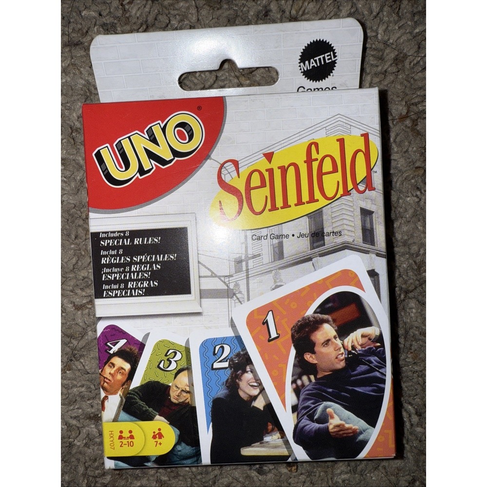 UNO Seinfeld Card Game 2023 Mattel Themed - BRAND‎ NEW